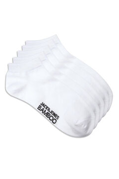 Womensecret 5-pack plain bamboo socks white