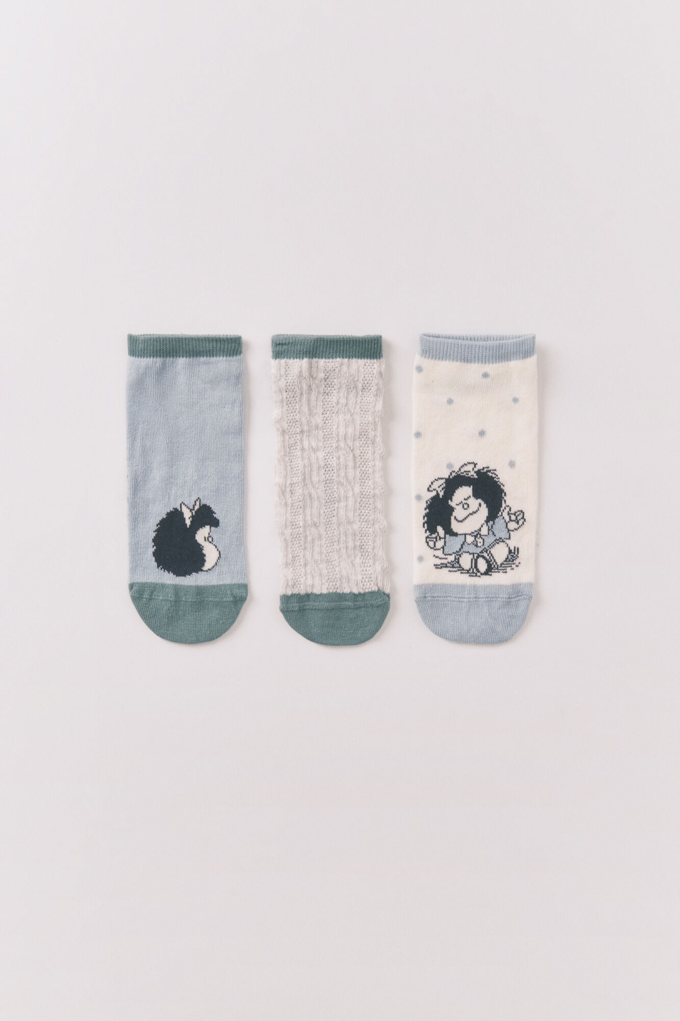 Women'secret Pack of 3 Mafalda short socks 