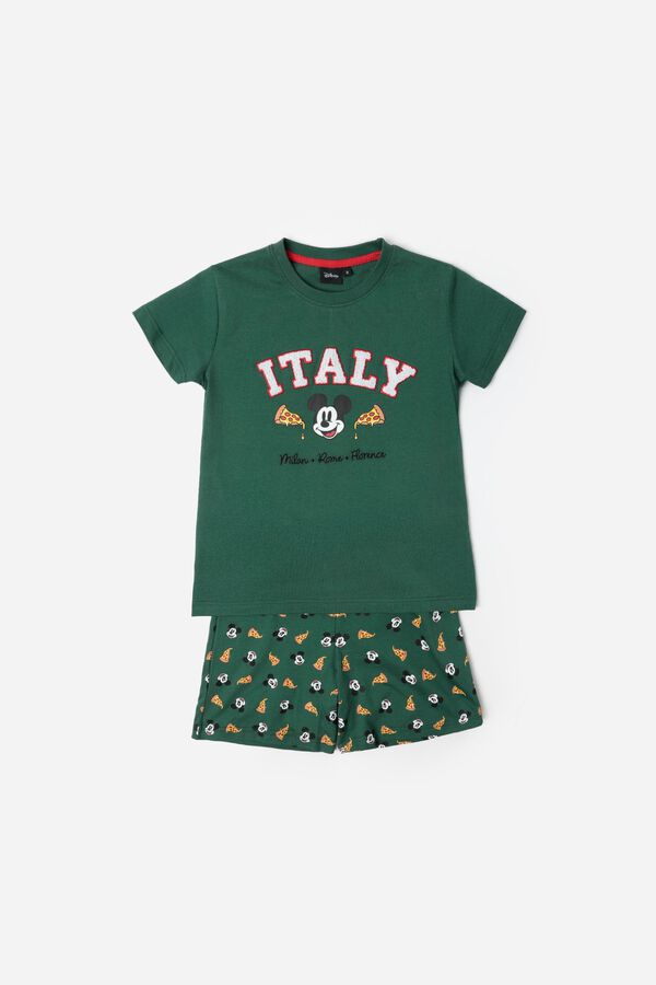 Admas Mickey Mouse Italia short pyjamas green