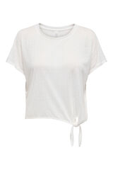 Only Play Knotted T-shirt white