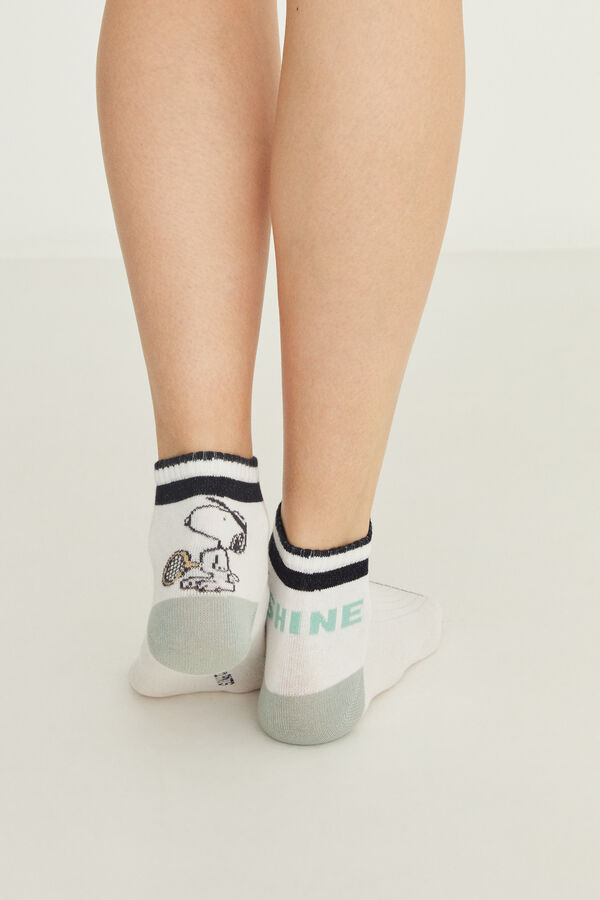 Womensecret Snoopy-mintás zoknik, 3 db-os csomag rávasalt mintás