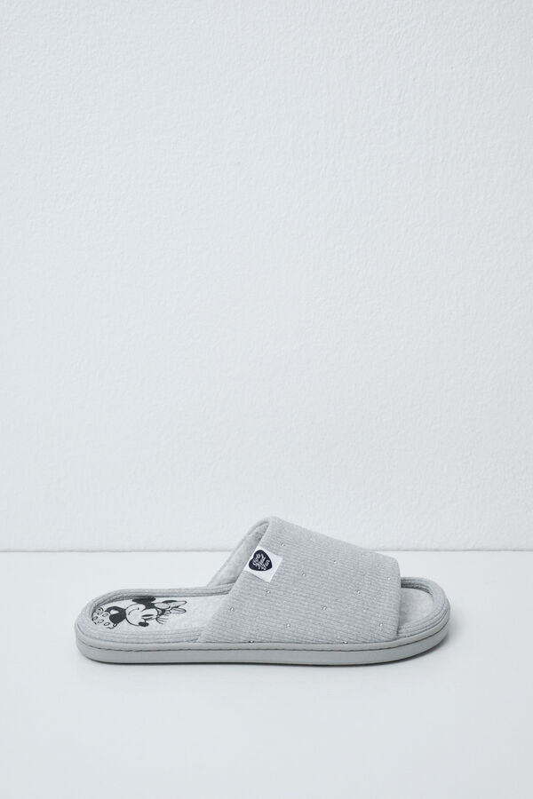 Women'secret Pink Minnie Mouse slippers grey