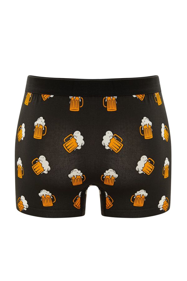 Trendyol Plain cotton 3-pack boxers printed