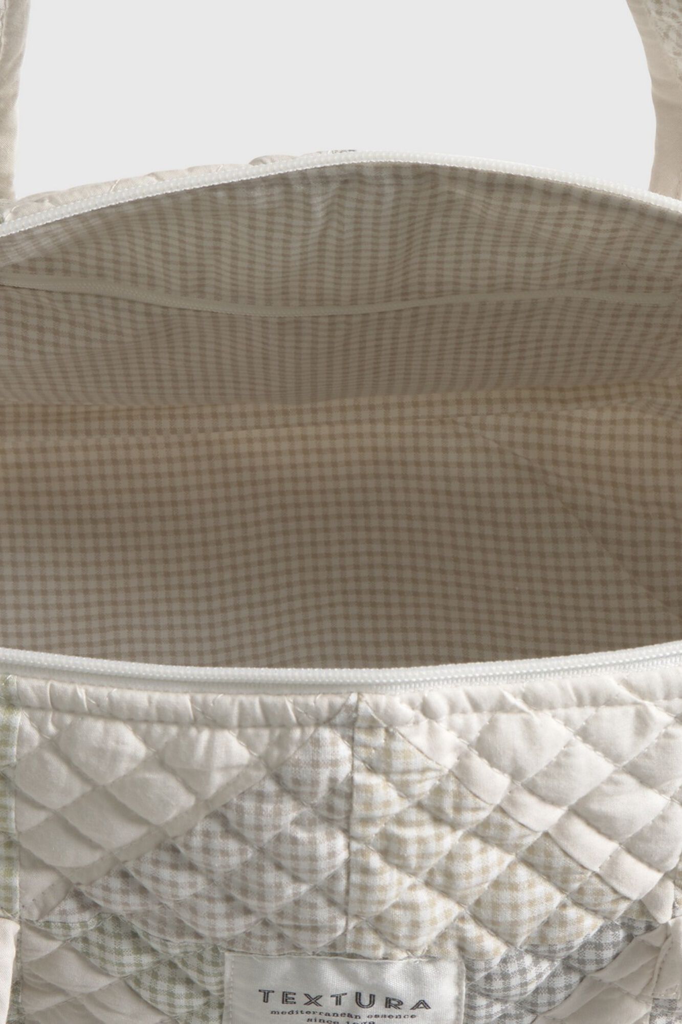 Textura Patchwork puffer bag