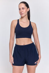 Only Play Short running deportivo reflectante azul