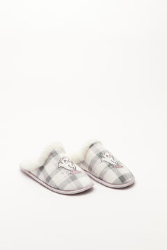 Womensecret Grey Chip slider slippers grey