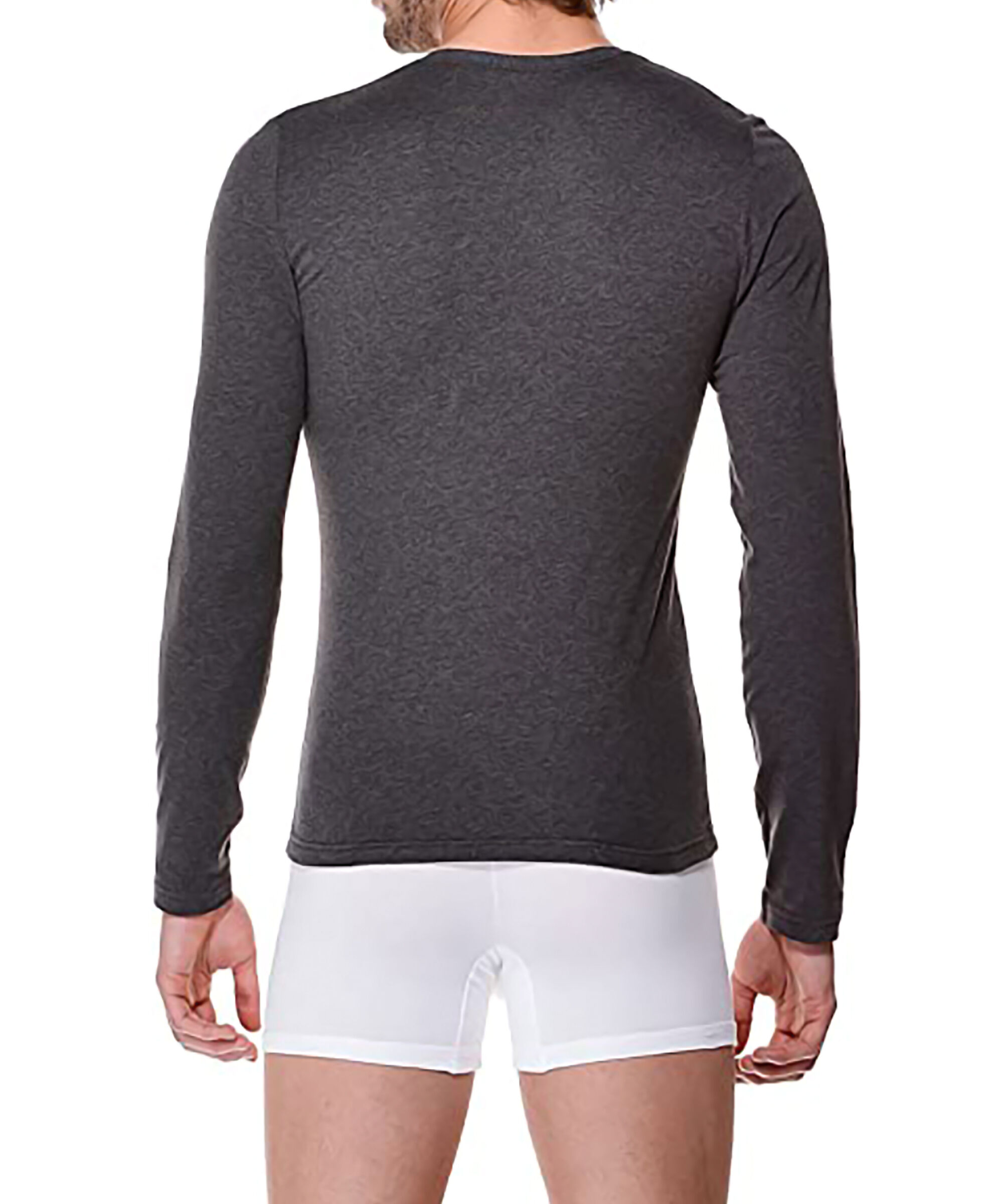 Cotonella Camiseta termal de hombre cuello redondo manga larga