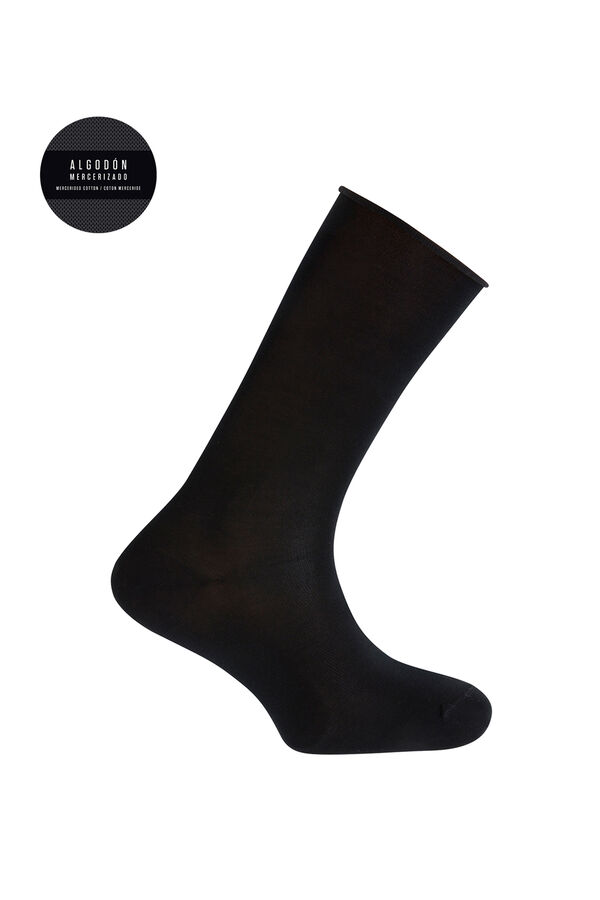 Punto Blanco Meias curtas lisas preto