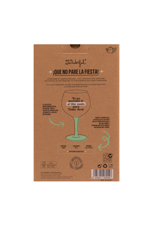 Mr. Wonderful Copo bal&atilde;o estampado