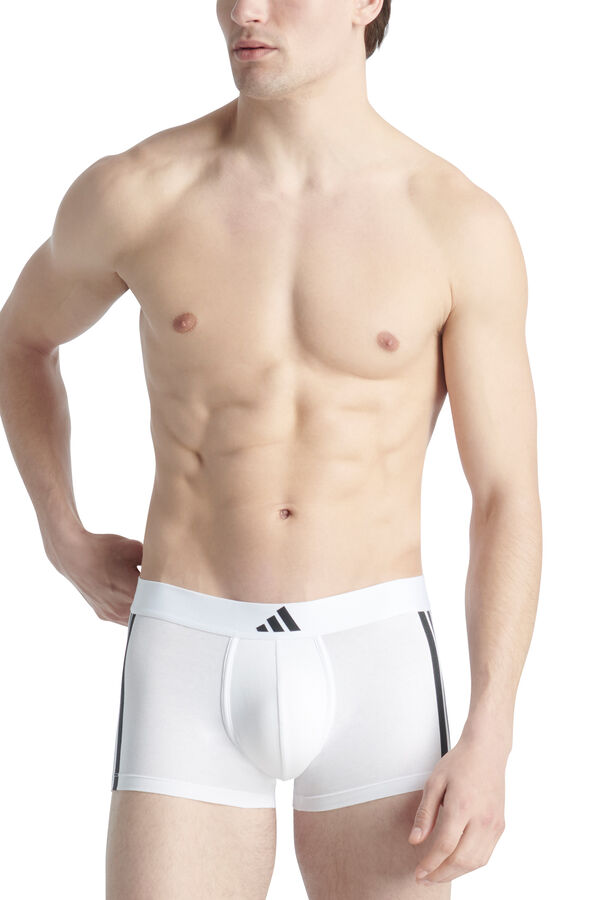 Adidas Pack of 2 Active Flex Cotton elastic boxers white