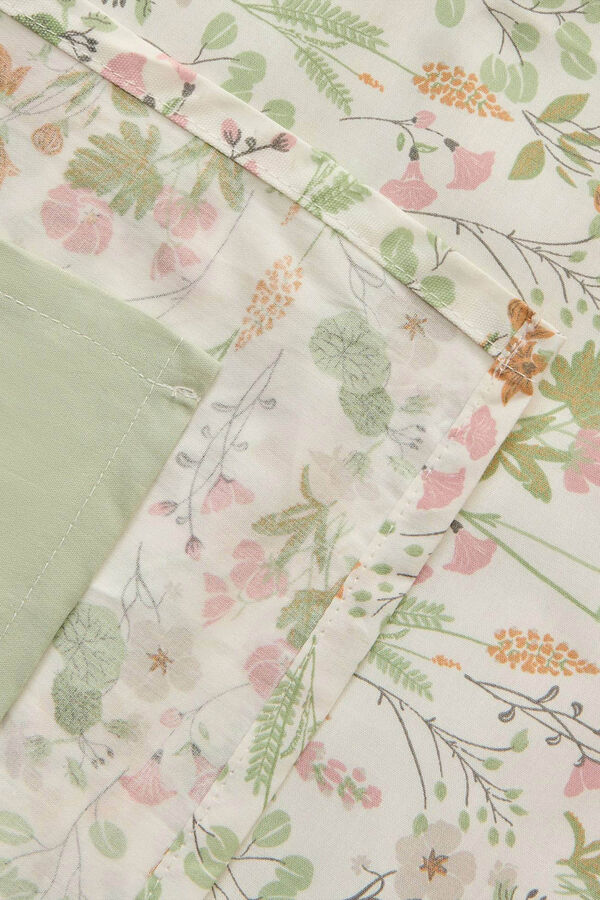Womensecret Floral cotton duvet cover bézs