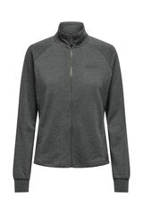 Womensecret Sudadera con cremallera gris