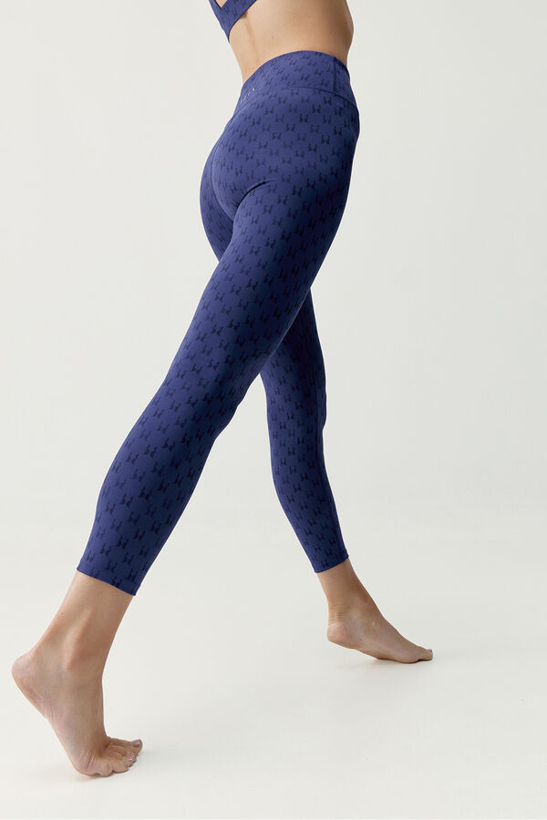 Born Living Yoga Sport-Leggings Monogram Next blau Blau