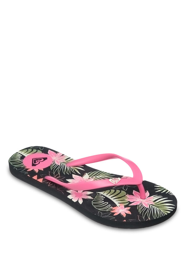 Roxy Chanclas estampado tropical negro