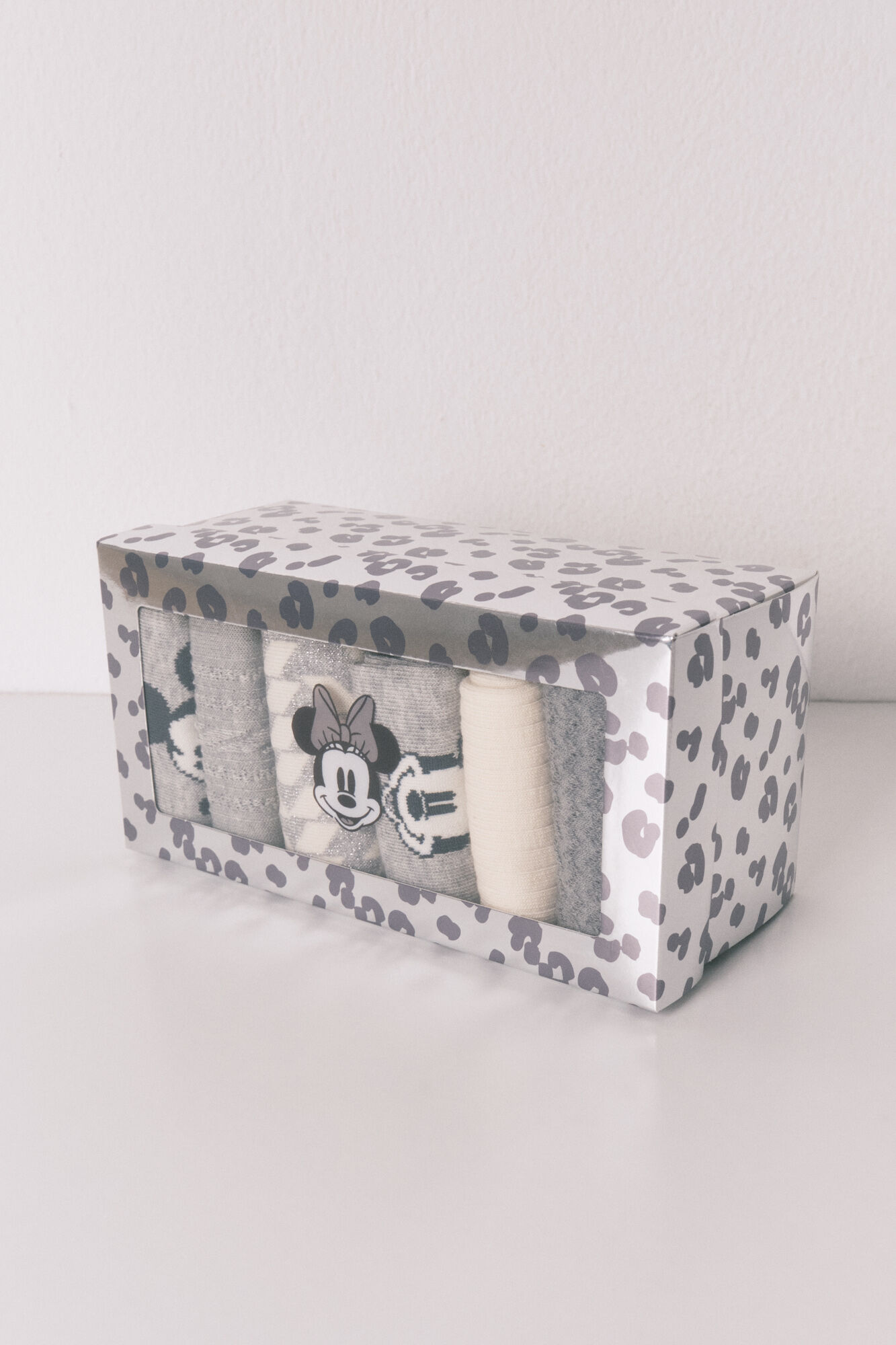 Women'secret Pack of 6 long cotton socks with Minnie and Mickey  