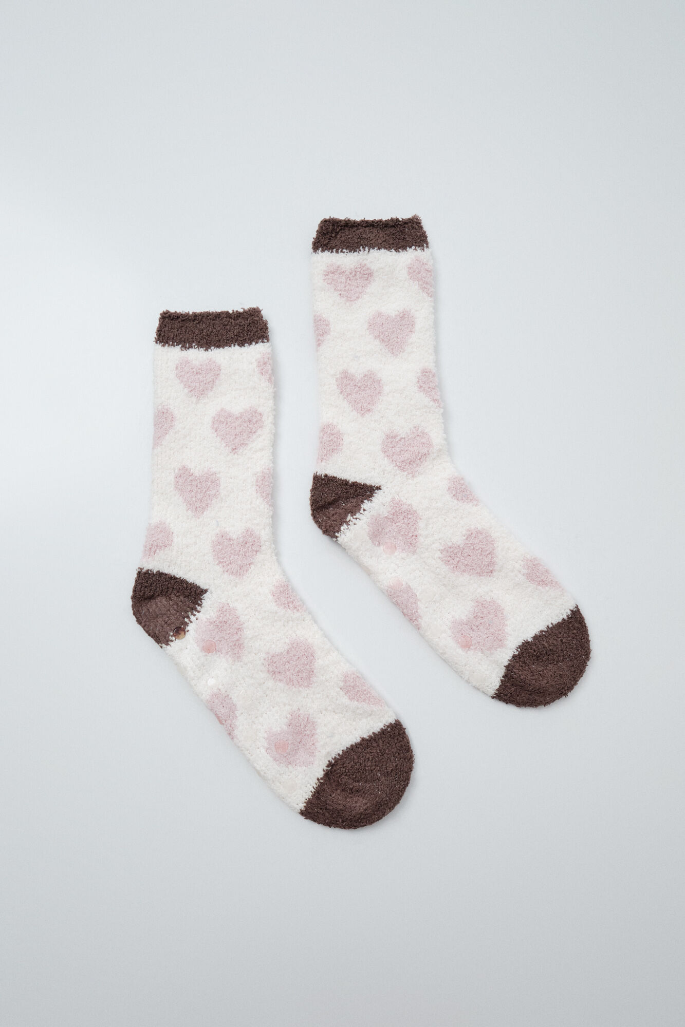 Women'secret Chaussettes longues imprim&eacute; c&oelig;urs rose