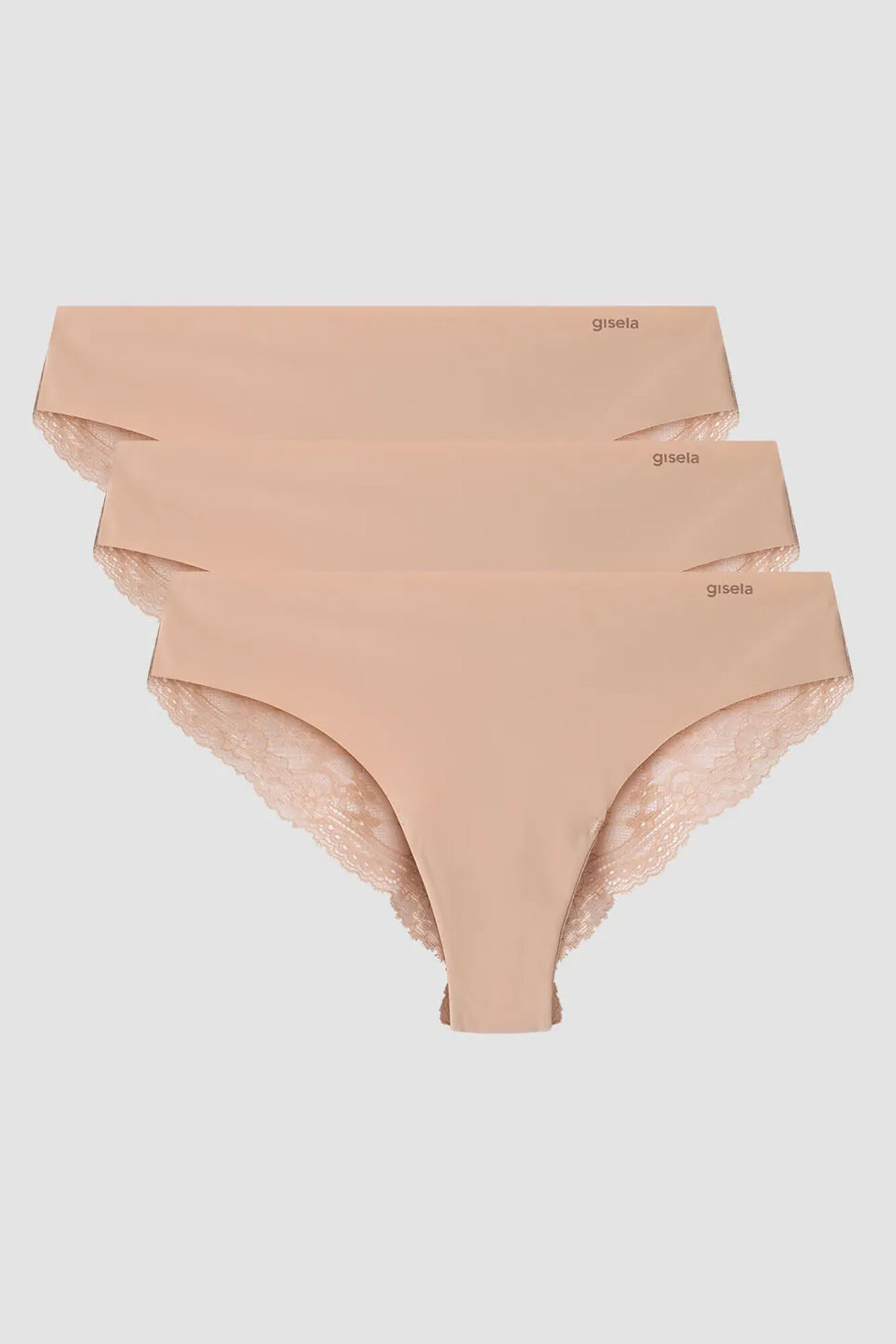 Gisela Laser-cut Brazilian panties