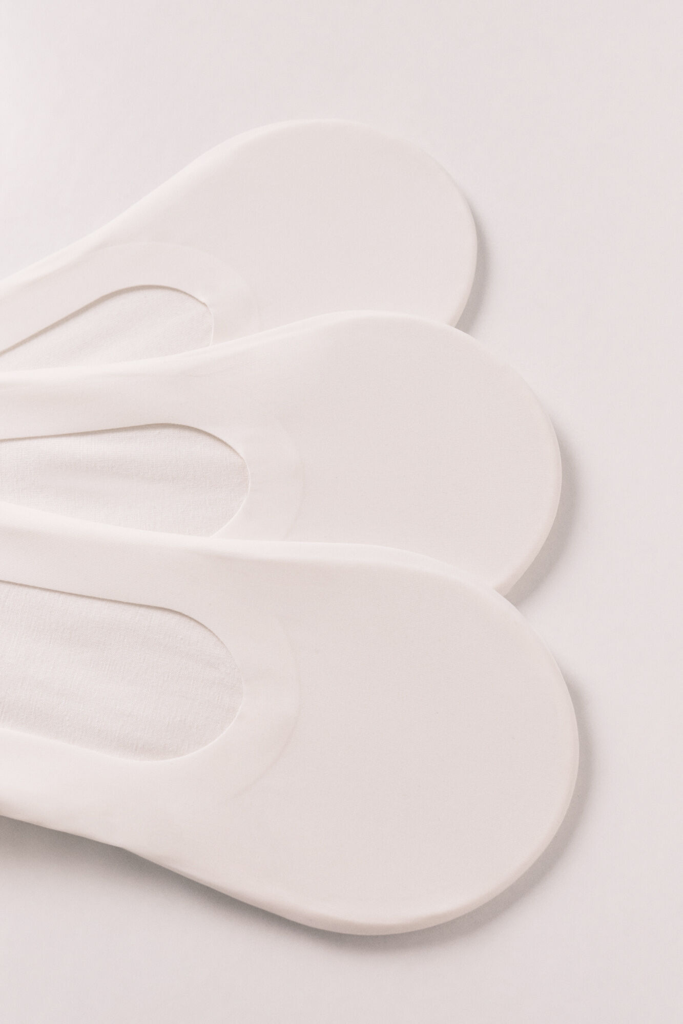 Women'secret Pack 3 calcetines invisibles blancos