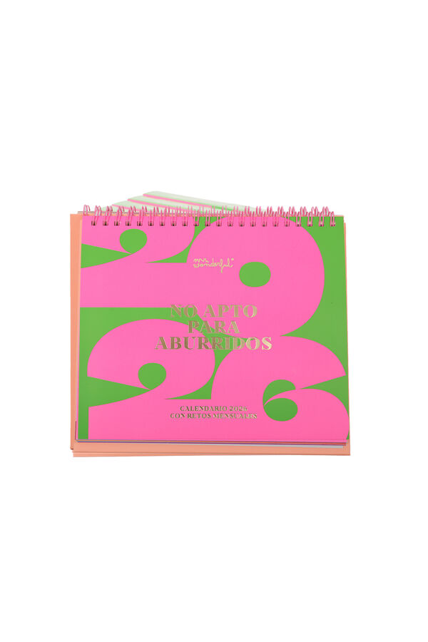 Mr. Wonderful Calendario de sobremesa 2026 - No apto para aburridos estampado