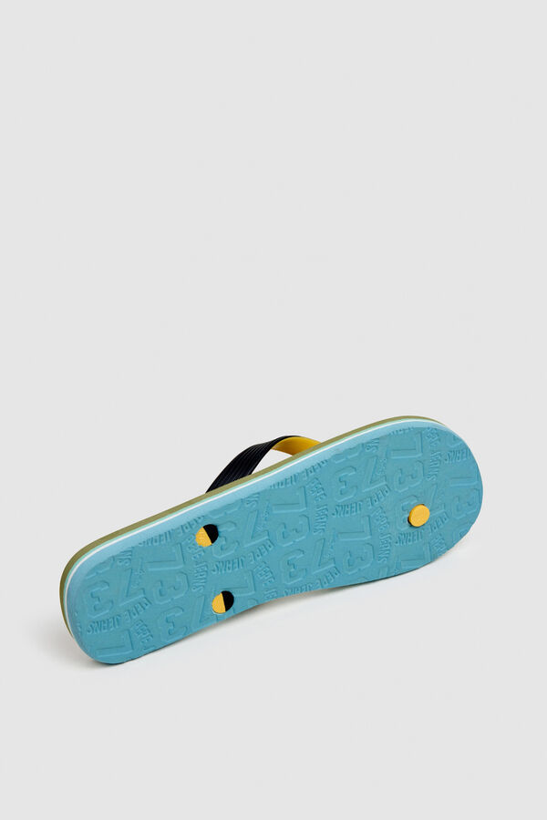 Pepe Jeans Multicoloured striped sandals beige