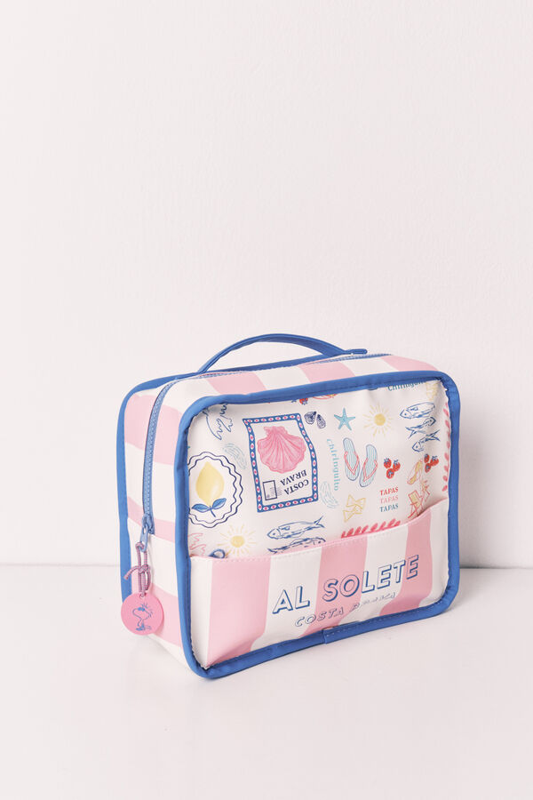 Women'secret Multicoloured large vanity case printed