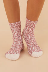 Women'secret Pink fluffy socks pink