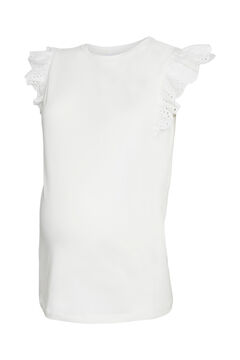 Womensecret Camiseta maternity algodón orgánico white