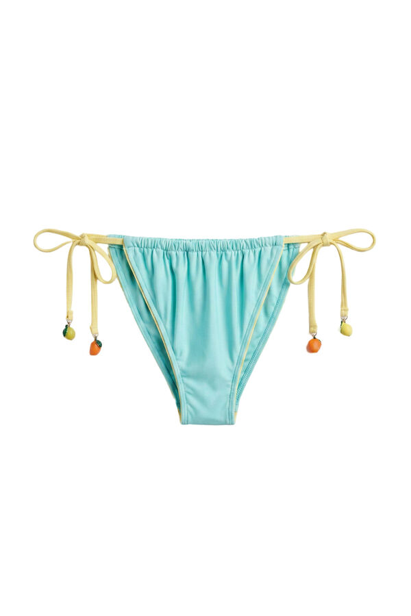 Women'secret Blue strap bikini bottoms blue