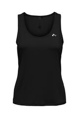 Womensecret Camiseta deportiva sin mangas negro