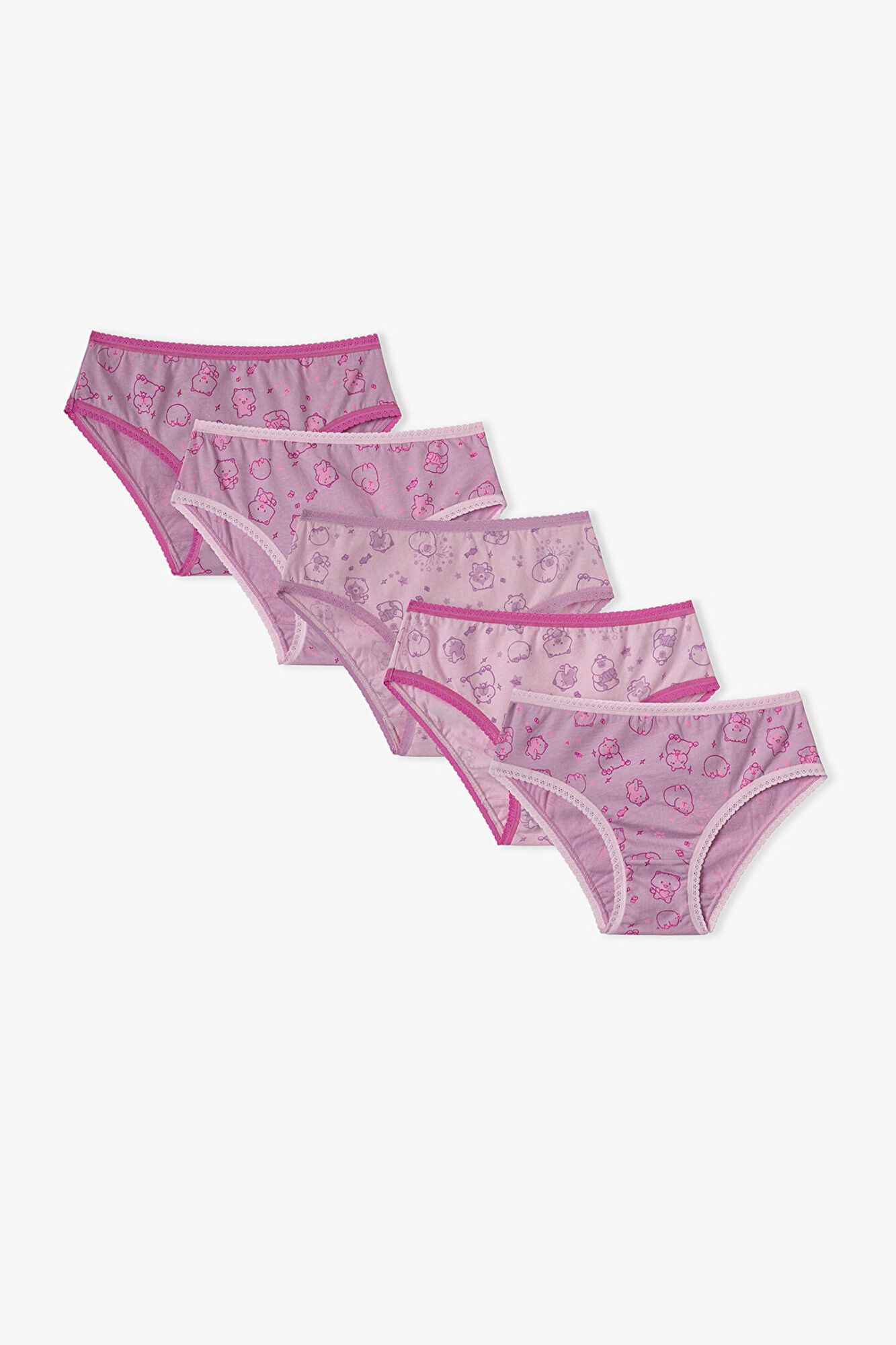 Penti Pack de 5 Braguitas Slip para Ni&ntilde;a