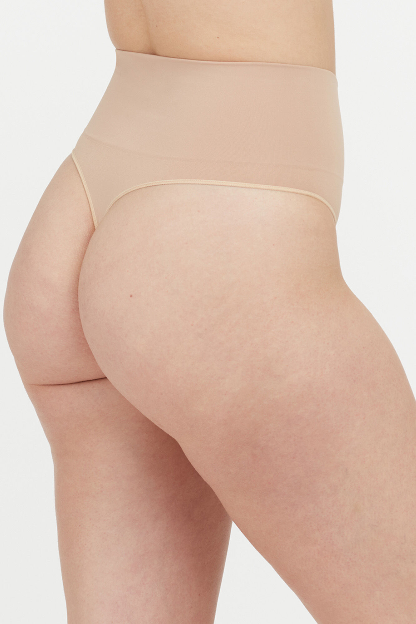Spanx Tanga modelante de cintura alta nylon reciclado
