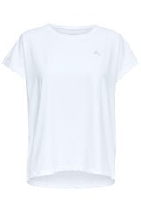 Womensecret Camiseta básica manga corta blanco