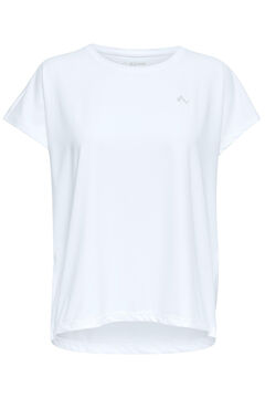 Womensecret Camiseta básica manga corta blanco