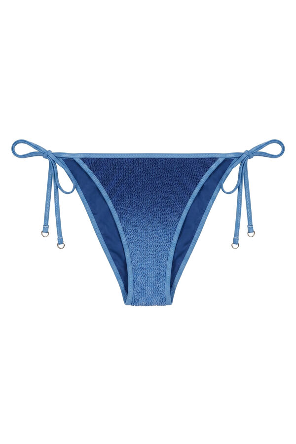 Women'secret Braga bikini efecto U degradado azul azul