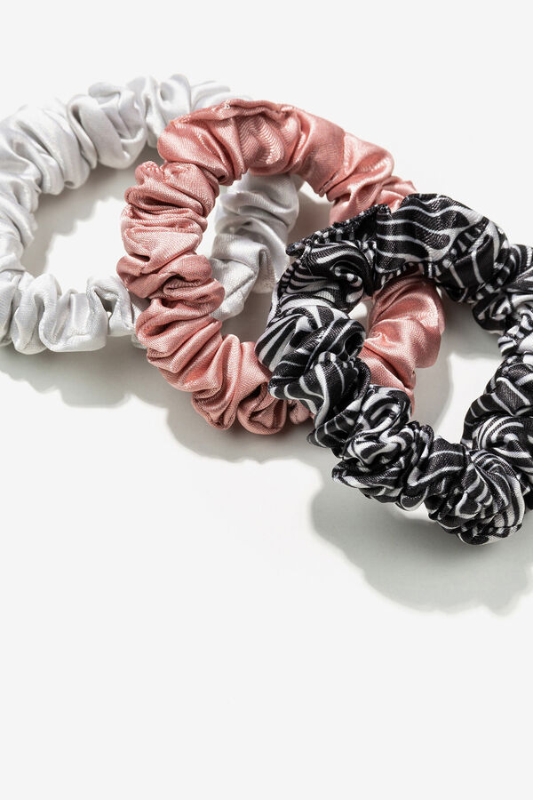 Vilanova Pack of 3 scrunchies rose