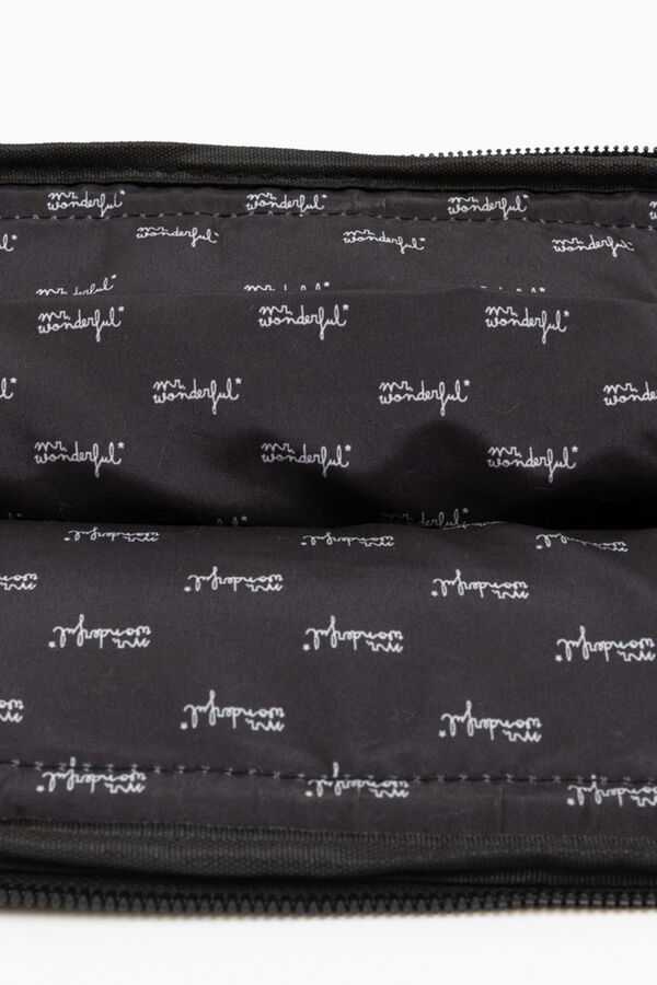 Mr. Wonderful Neceser velvet azul - Glam & glow estampado