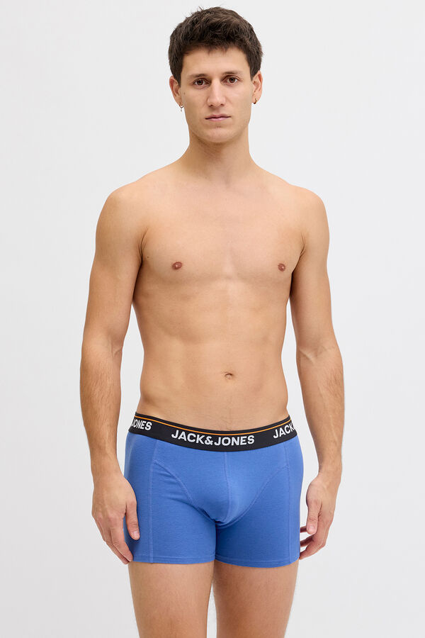 Jack & Jones Pack 5 boxers logo azul