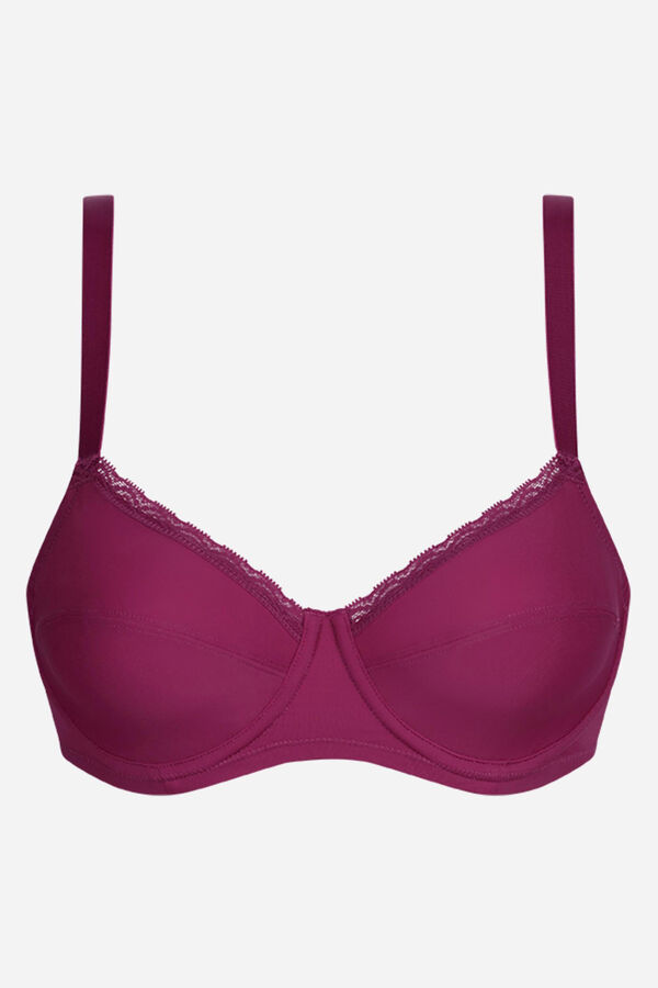 DIM Underwired support bra pink