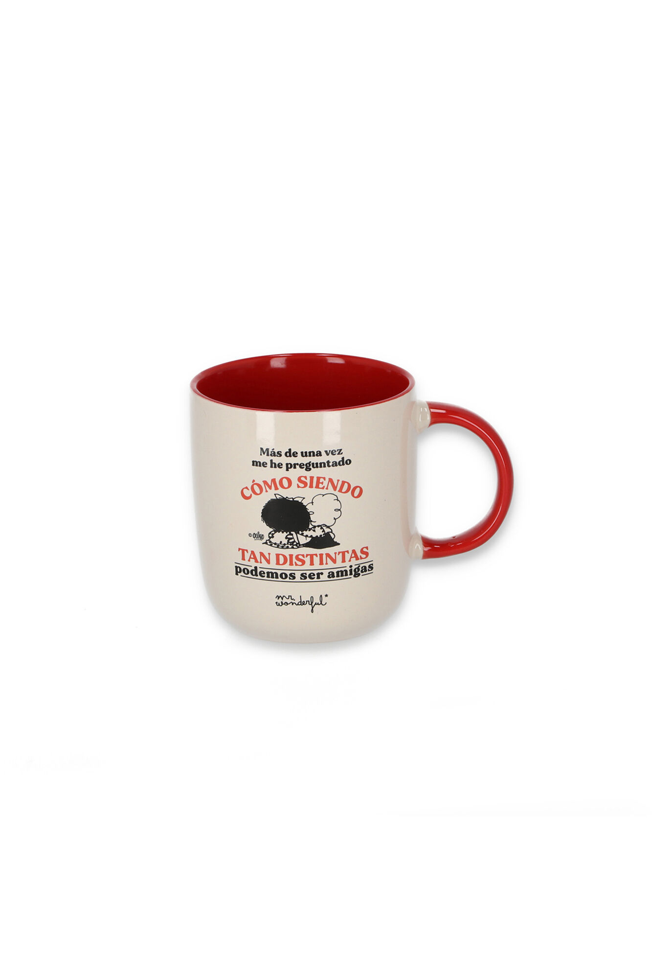 Mr. Wonderful Taza Mafalda - C&oacute;mo siendo tan distintas podemos ser tan amigas