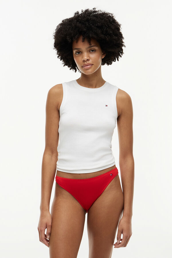 Tommy Hilfiger Pack 3 bragas cl&aacute;sicas logo lateral estampado