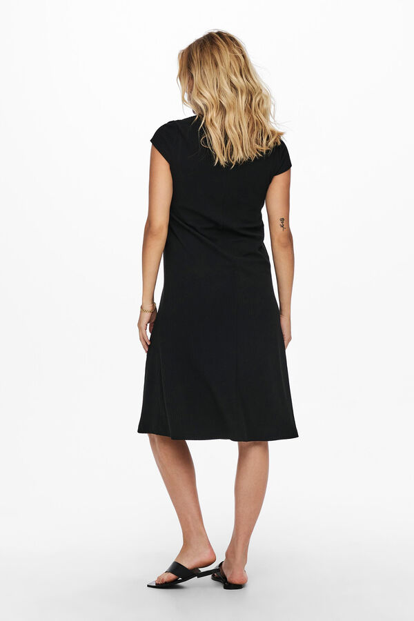 Womensecret Midi maternity dress with buttons black