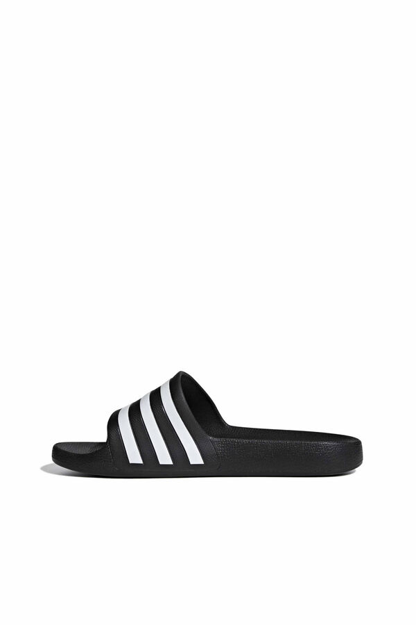 Adidas Adilette 3-stripe slide sandals black