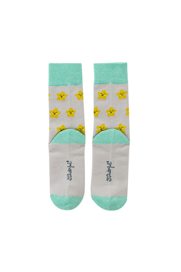 Womensecret One size socks - Glamour never leaves me mit Print