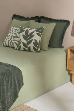 Womensecret Tagesdecke gesteppt Baumwolle. Bett 150-160 cm. Grün