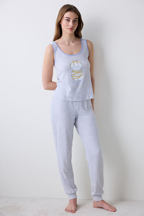 Penti Long gray pyjamas pants Siva