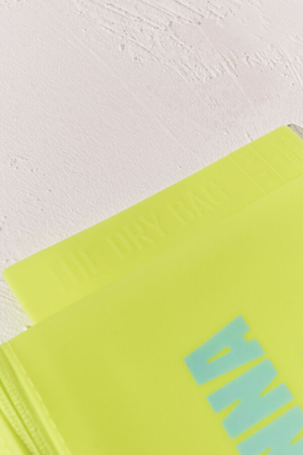 Women'secret Yellow waterproof bikini bag green