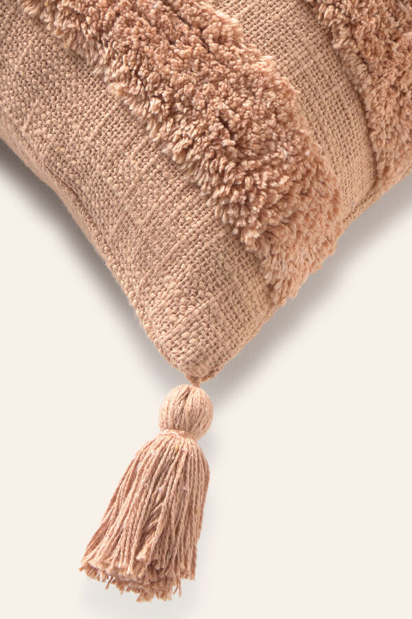 Calma House Capa de almofada Mart cru