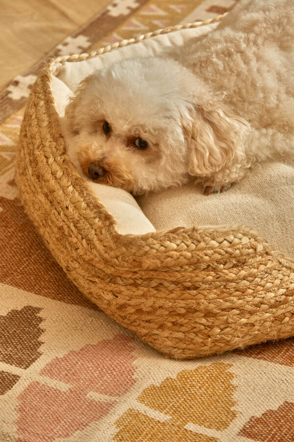 Calma House Ural Jute Haustierbett Nude