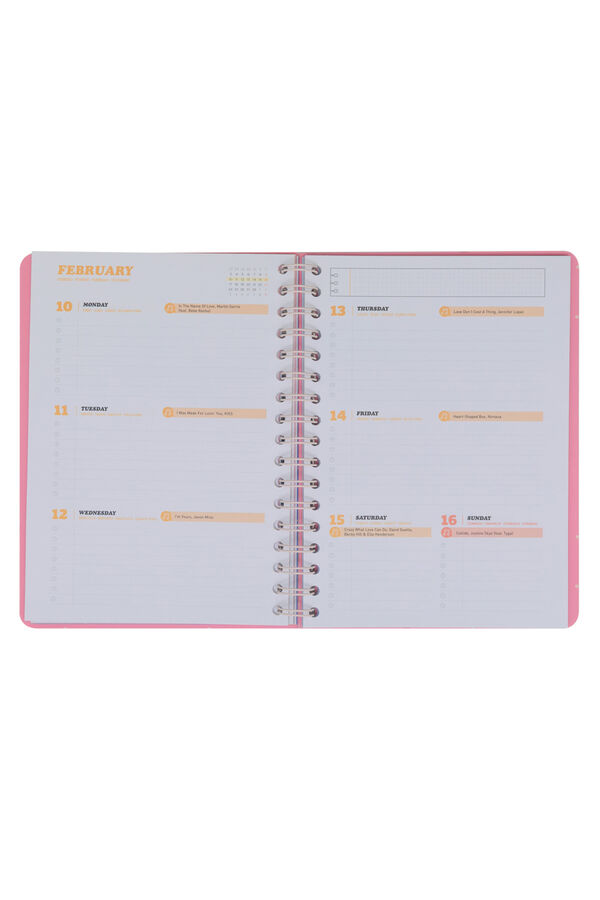 Womensecret Agenda Basic 2024-2025 Semanal - Small steps, big goals estampado