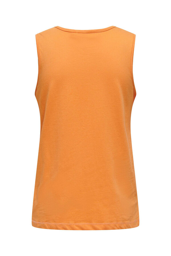 Womensecret Camiseta de tirantes naranja